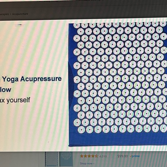 NWOT Acupuncture Massage Pad & Pillow - Picture 3 of 3